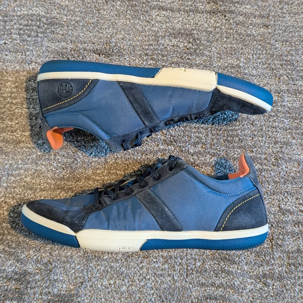 Kids Navy and Coral Casual Sneakers
